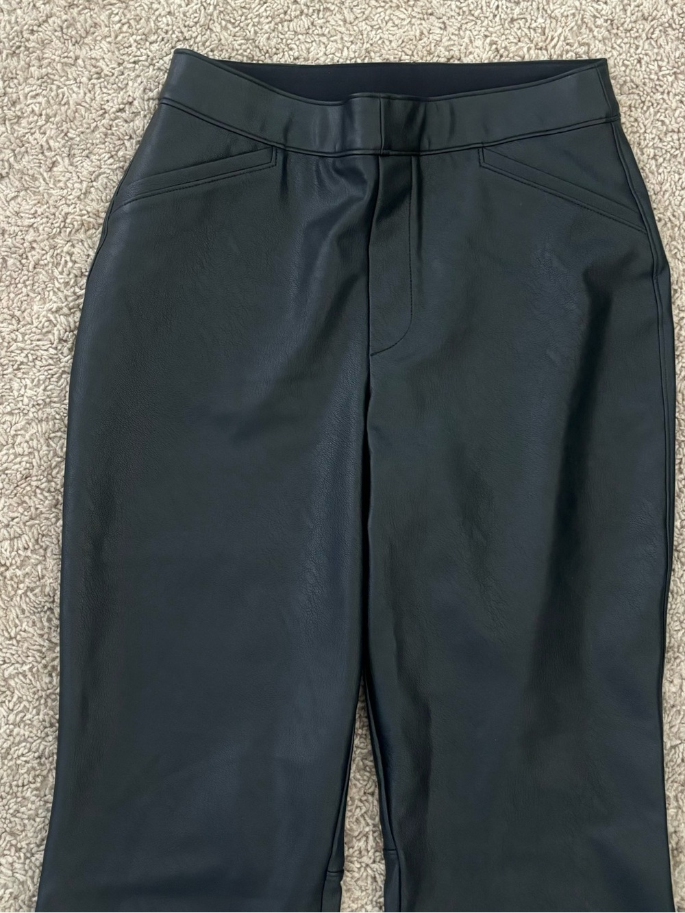 Spanx pull on flared leather pants - Picture 7 of 9